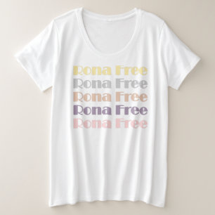 coRONA Free Große Größe T-Shirt