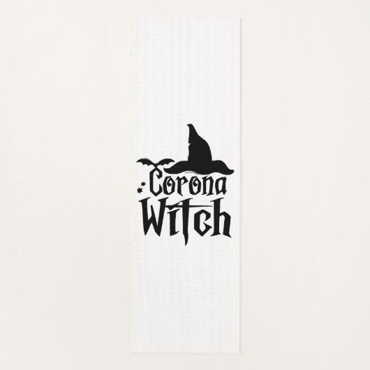 Corona Hexehy Halloween , Funny Halloween , Yogamatte (Vorderseite)