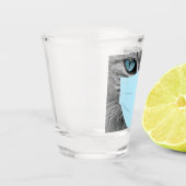 Corona-Katze Schnapsglas (Links)