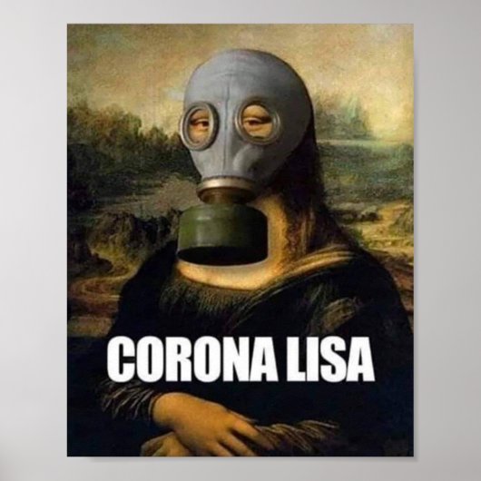 Corona Lisa Poster (Vorne)