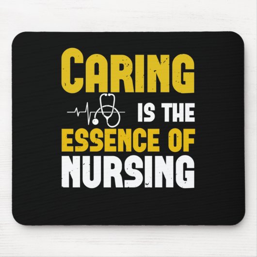 Corona Nurses - Gekümmert ist das Wesentliche Mousepad (Vorne)