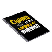 Corona Nurses - Gekümmert ist das Wesentliche Notizblock (Rechte Seite)