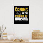 Corona Nurses - Gekümmert ist das Wesentliche Poster (Küche)