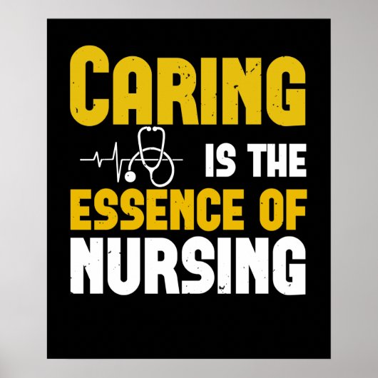 Corona Nurses - Gekümmert ist das Wesentliche Poster (Vorne)