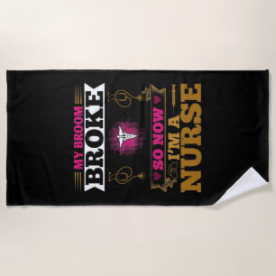 Corona Nurses - Mein Broom Broke Strandtuch