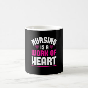 Corona Nurses Nursing ist ein Werk des Herzens Kaffeetasse