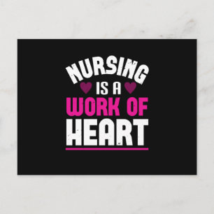 Corona Nurses Nursing ist ein Werk des Herzens Postkarte