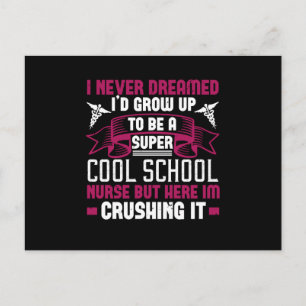 Corona Nurses - Super Cool School Nurse Postkarte