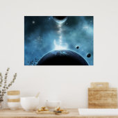 Corona Planet Poster (Küche)