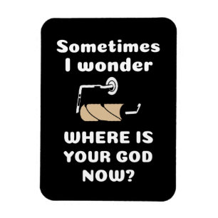 Corona Toilettenpapier - Wo ist dein Gott Magnet