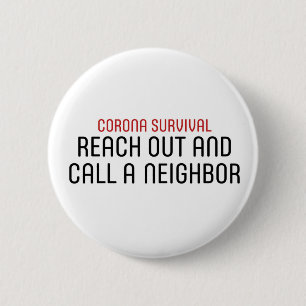Corona-Überlebensnahe Ausfahrt Button