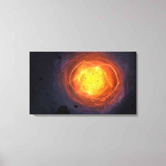 "Corona" überzogene Canvas Leinwanddruck (Vorderseite)