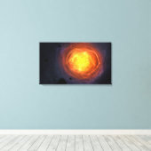 "Corona" überzogene Canvas Leinwanddruck (Insitu (Holzboden))