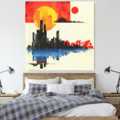 Corona Variations GENESIS Leinwanddruck (Insitu (Schlafzimmer))