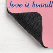 Corona Virus - Liebe ist grenzenlos Mousepad (Ecke)