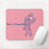 Corona Virus - Liebe ist grenzenlos Mousepad (Mit Mouse)