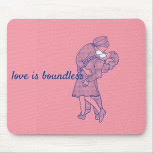 Corona Virus - Liebe ist grenzenlos Mousepad