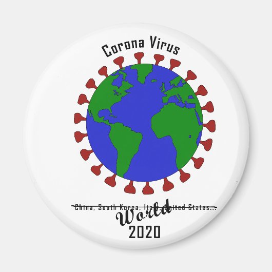 Corona Virus Magnet (Vorne)