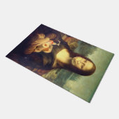 Corona Virus Portrait Floor Mat Fußmatte (Schrägansicht)