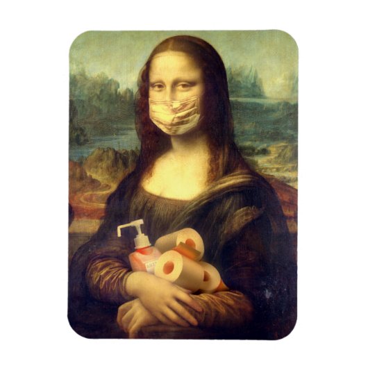 Corona-Virus-Portrait Magnet (Vertikal)