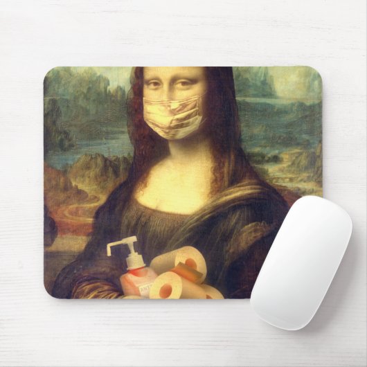 Corona-Virus-Portrait Mousepad (Mit Mouse)