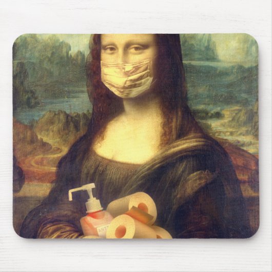 Corona-Virus-Portrait Mousepad (Vorne)