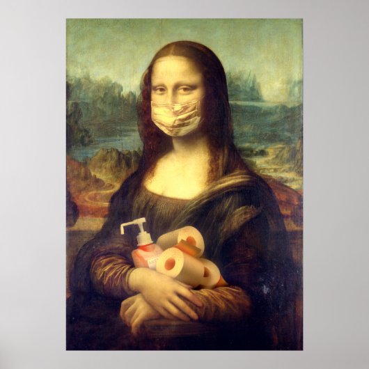 Corona-Virus-Portrait Poster (Vorne)