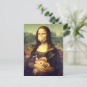 Corona-Virus-Portrait Postkarte (Stehend Vorderseite)