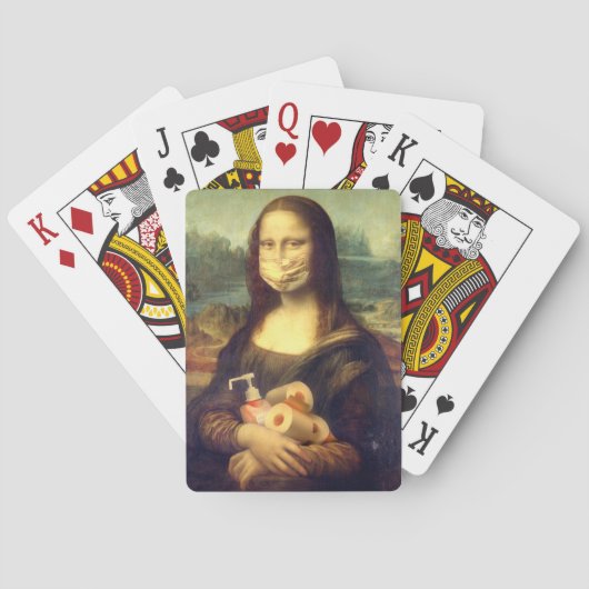 Corona-Virus-Portrait Spielkarten (Rückseite)