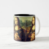 Corona-Virus-Portrait Zweifarbige Tasse (VorderseiteRechts)