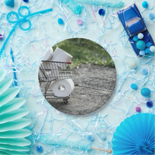 Corona-Virus-Schutzmaske Pappteller (Party)