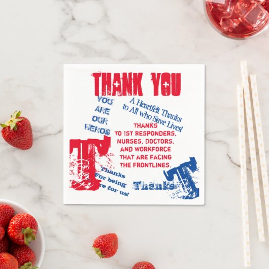 CORONA VIRUS SERVIETTE (Beispiel)