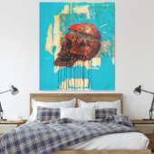 "Coronada Mortalidad #2" Leinwanddruck (Insitu (Schlafzimmer))