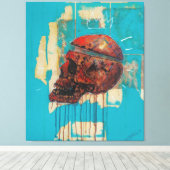 "Coronada Mortalidad #2" Leinwanddruck (Insitu (Holzboden))