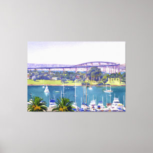 Coronado Bay Bridge Leinwanddruck