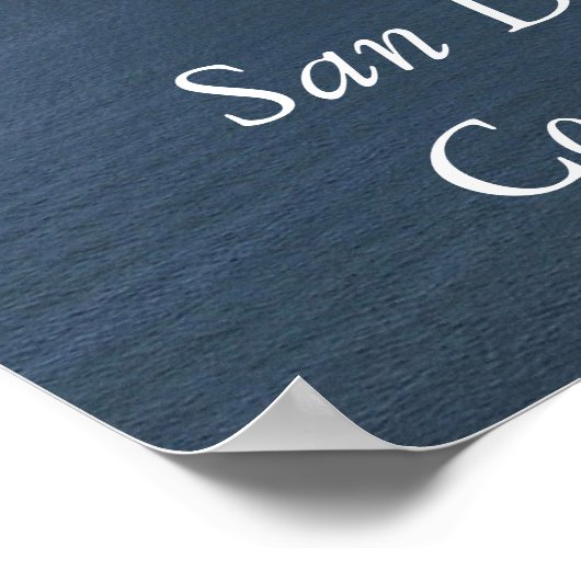 Coronado Bay Bridge Poster (Ecke)