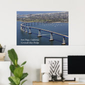 Coronado Bay Bridge Poster (Heimbüro)