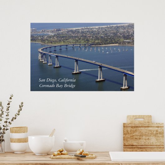 Coronado Bay Bridge Poster (Küche)