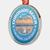 Coronado Beach (C) Ornament Aus Metall (Links)