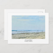 Coronado Beach California Aquarell Print Postkarte (Vorne/Hinten)