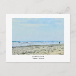Coronado Beach California Aquarell Print Postkarte