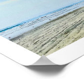 Coronado Beach California Aquarellmalerei Poster (Ecke)