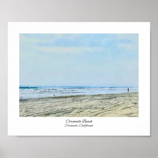 Coronado Beach, California Poster (Vorne)