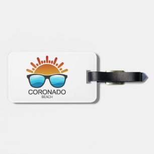 Coronado Beach California Sonnenbrille Gepäckanhänger