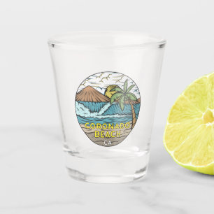 Coronado Beach California Vintag Schnapsglas