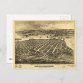 Coronado Beach San Diego California (1880) Postkarte (Vorne/Hinten)