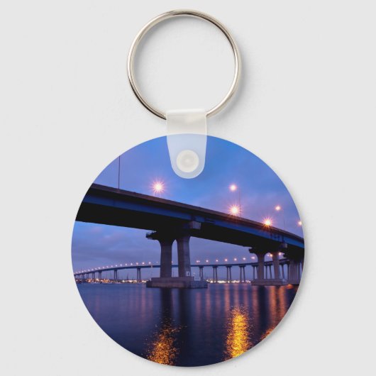 Coronado Bridge in Dusk Schlüsselanhänger (Vorderseite)