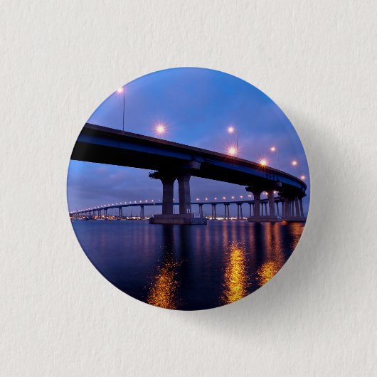 Coronado-Brücke bei Dusk Button (Vorderseite)