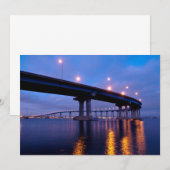 Coronado-Brücke bei Dusk Dankeskarte (Vorne/Hinten)