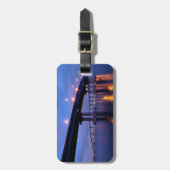 Coronado-Brücke bei Dusk Gepäckanhänger (Vorderseite vertikal)